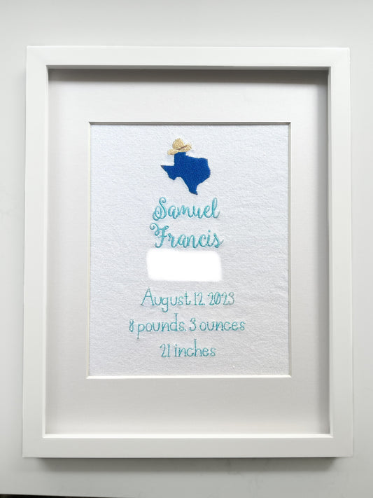 Birth Announcement | Texas