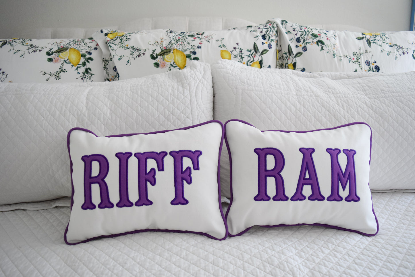 Officially licensed TCU lumbar pillows